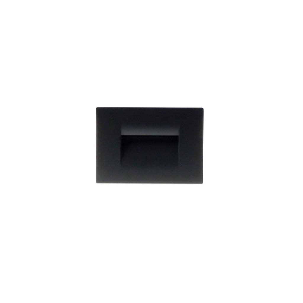 Venkovní nástěnné zapuštěné svítidlo STEP IN-S 10,7x7,5 cm antracitové_0
