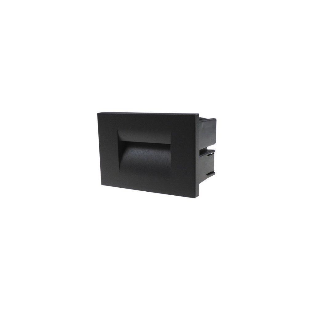 Venkovní nástěnné zapuštěné svítidlo STEP IN-S 10,7x7,5 cm antracitové_2