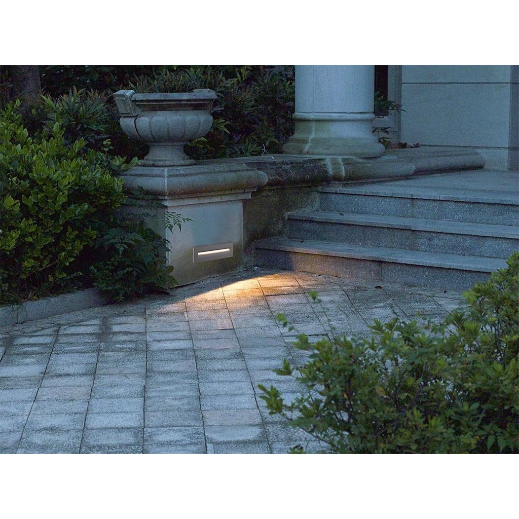 Venkovní nástěnné zapuštěné svítidlo STEP IN-S 10,7x7,5 cm antracitové_6