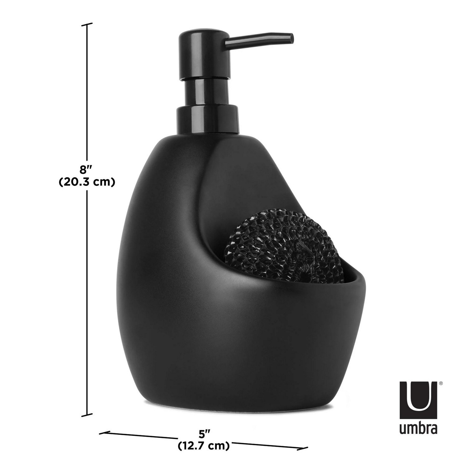 Dávkovač saponátu JOEY 600 ml černý_1