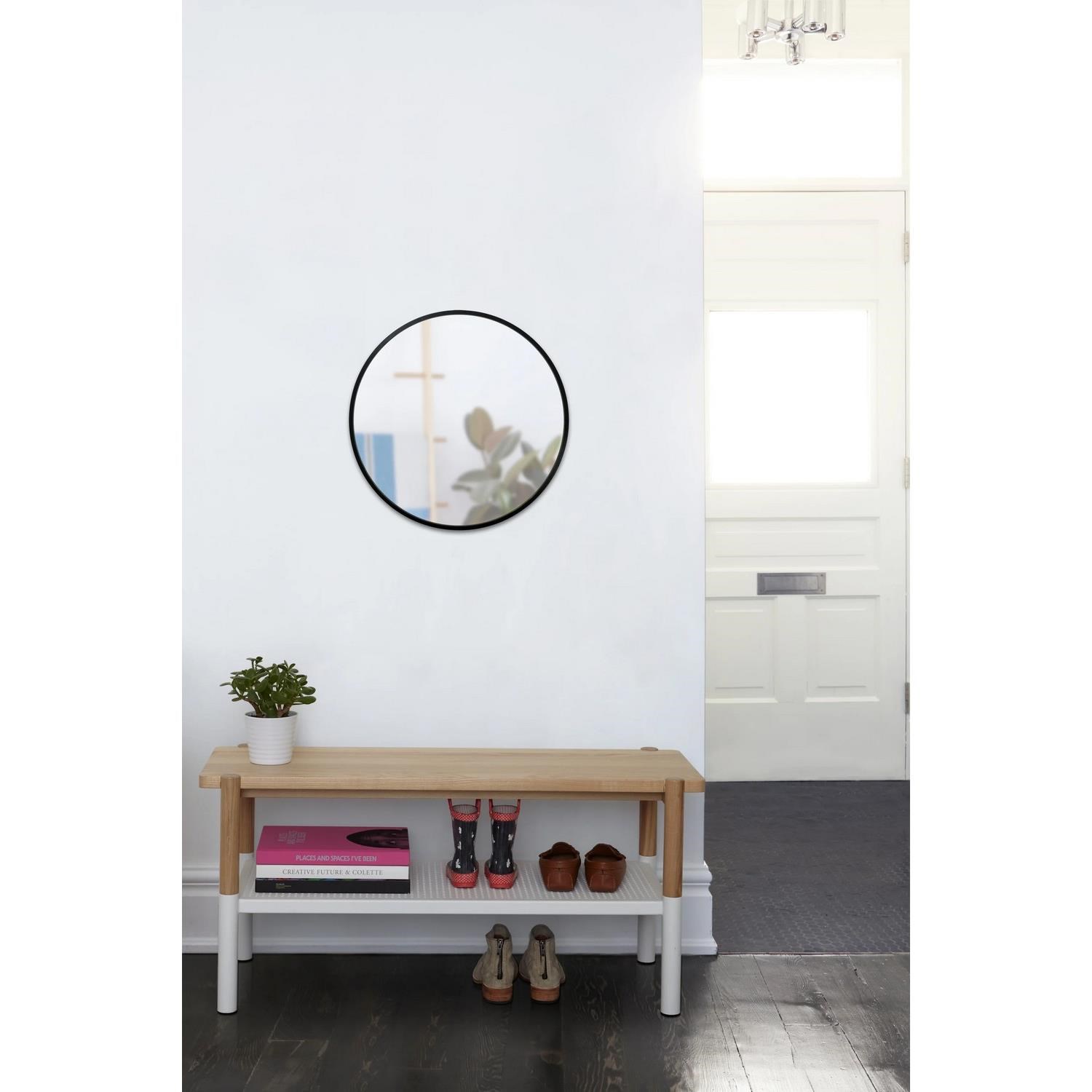 Zrcadlo HUB na zavěšení 45 cm černé_1