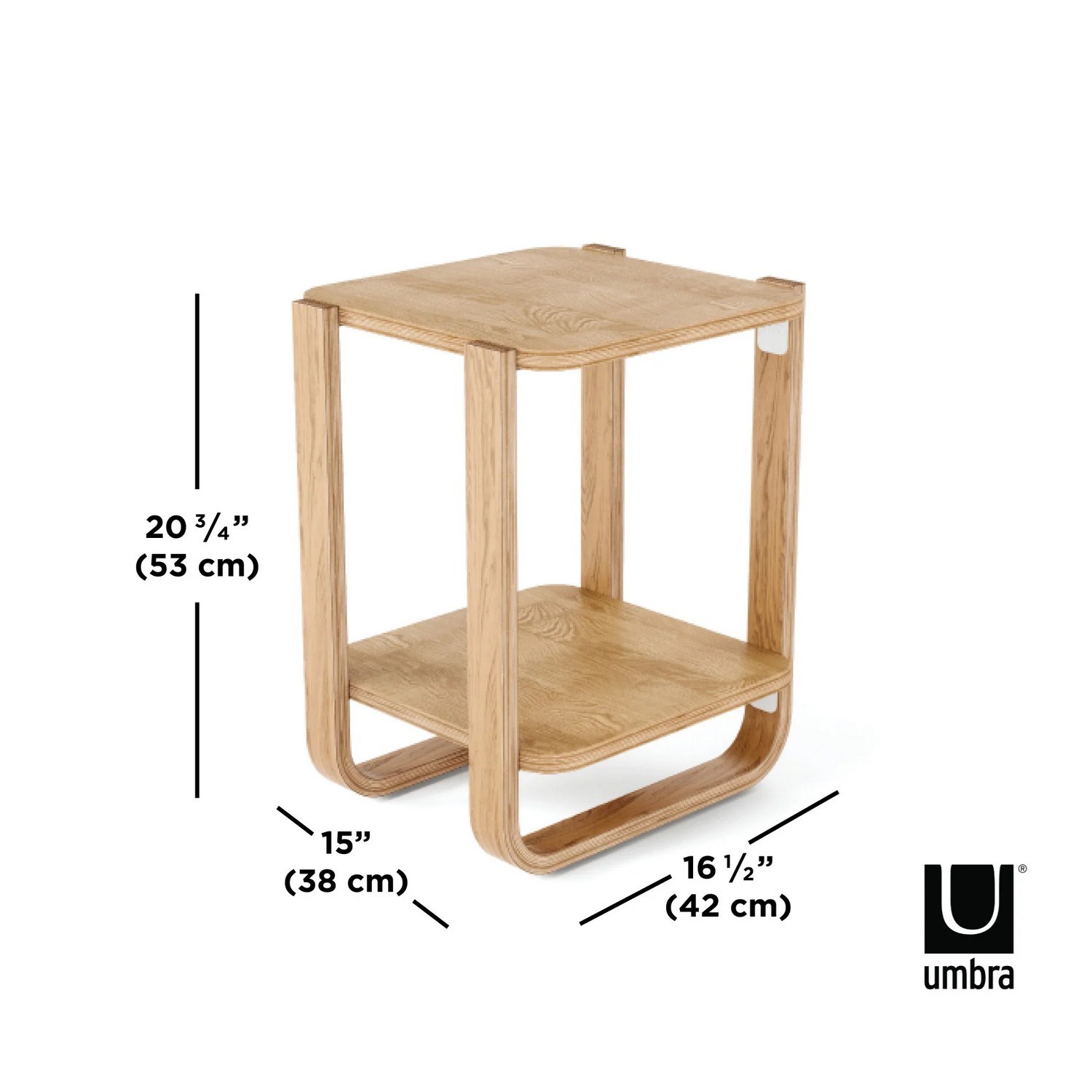 Odkládací stolek BELLWOOD V.53 cm přírodní_0