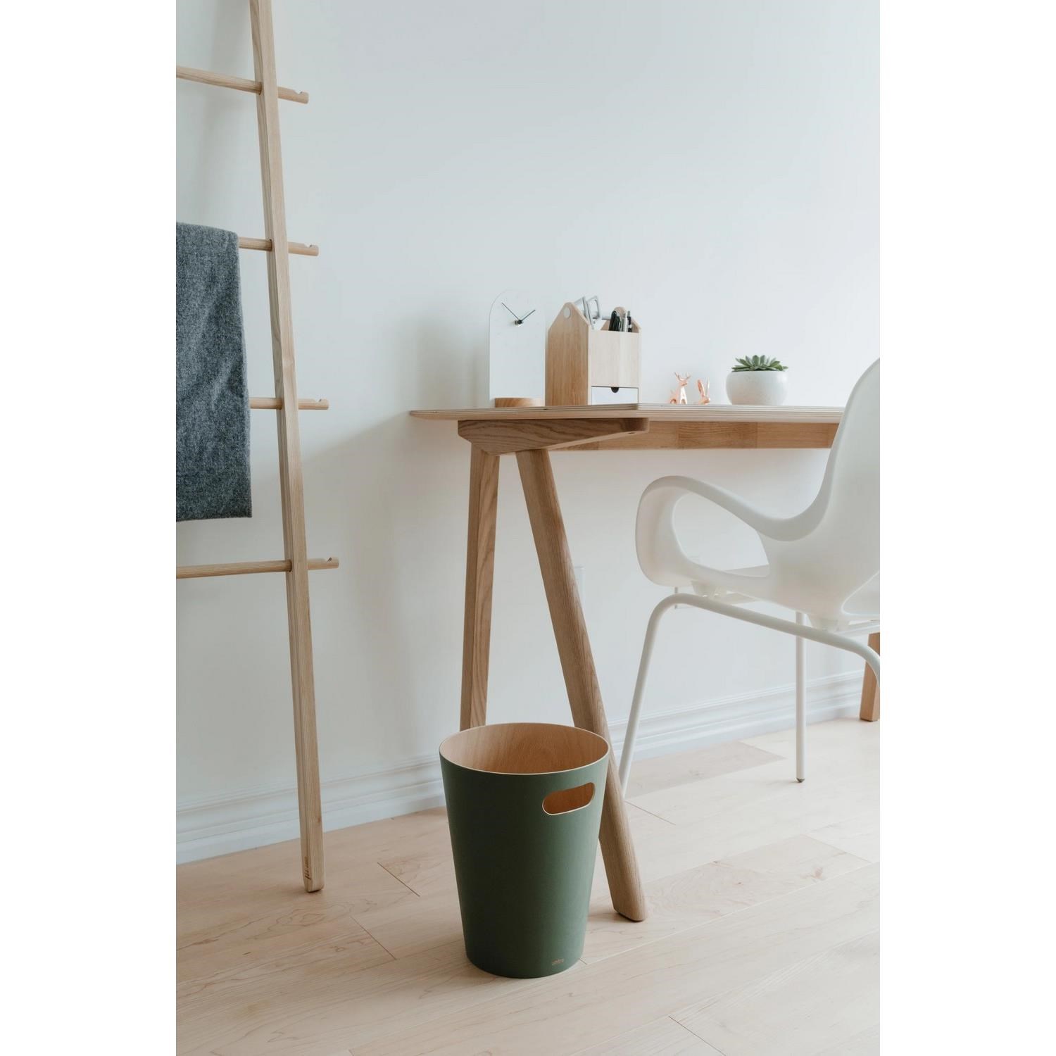 Odpadkový koš WOODROW 28 cm zelený_1