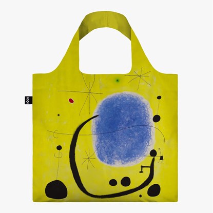 LOQI skládací taška - Museum - Gold of Azure - JOAN MIRO_1