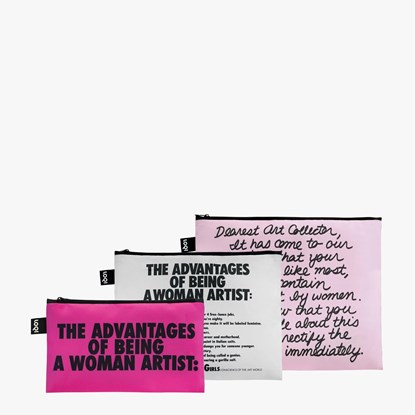 LOQI cestovní pouzdra na zip - Museum - GUERRILLA GIRLS_5
