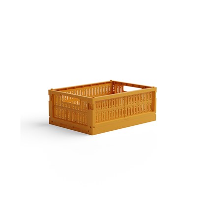 Skládací přepravka midi Made Crate - mustard_0