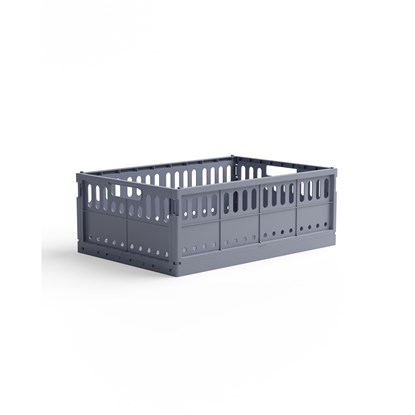 Skládací přepravka maxi Made Crate - blue grey_0