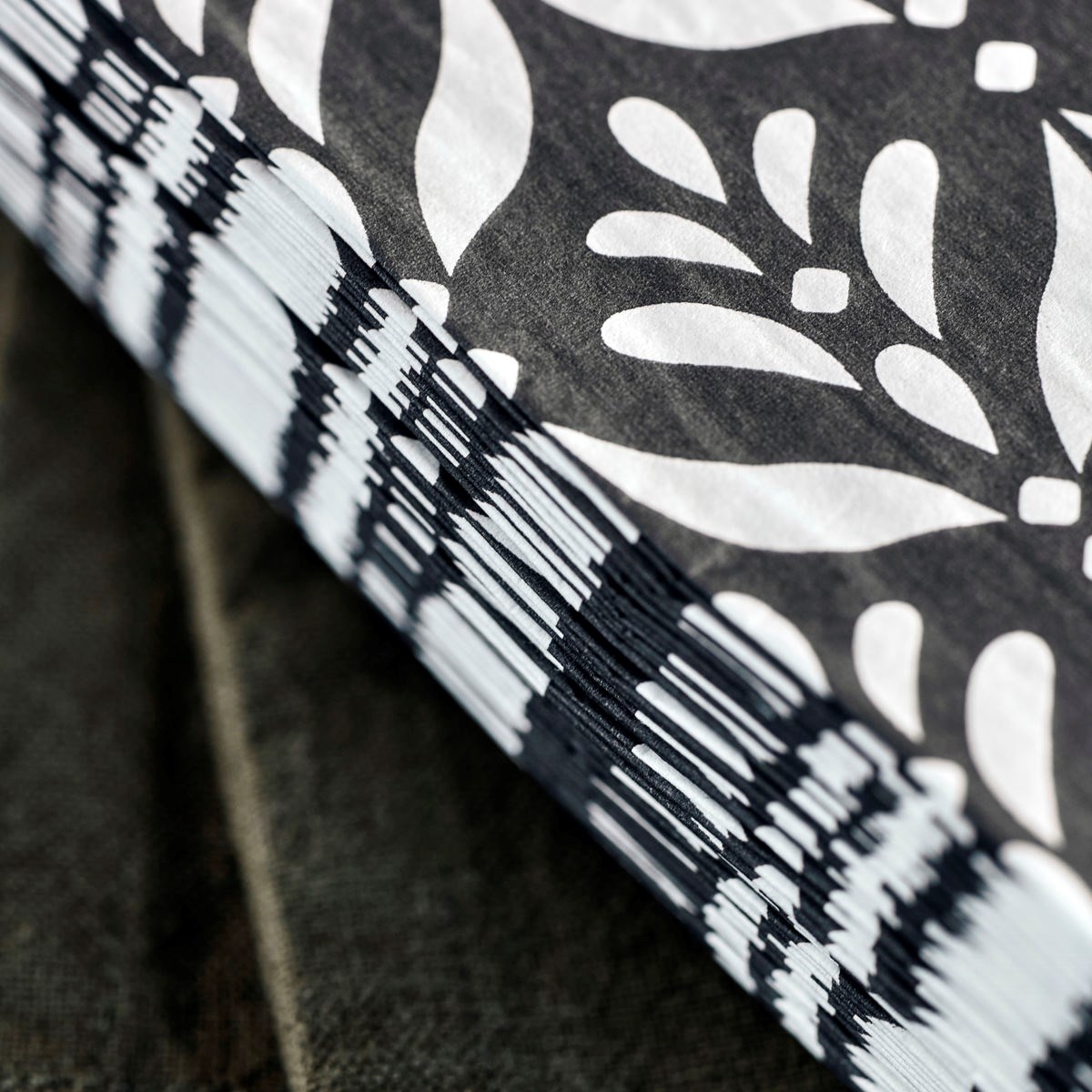 Papírové ubrousky MENTO SET/40ks černé_4