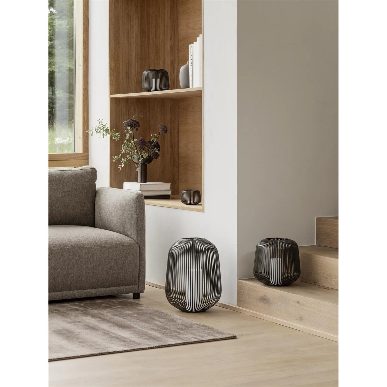 Nerezová váza MIYABI V.17cm kovově šedá_5