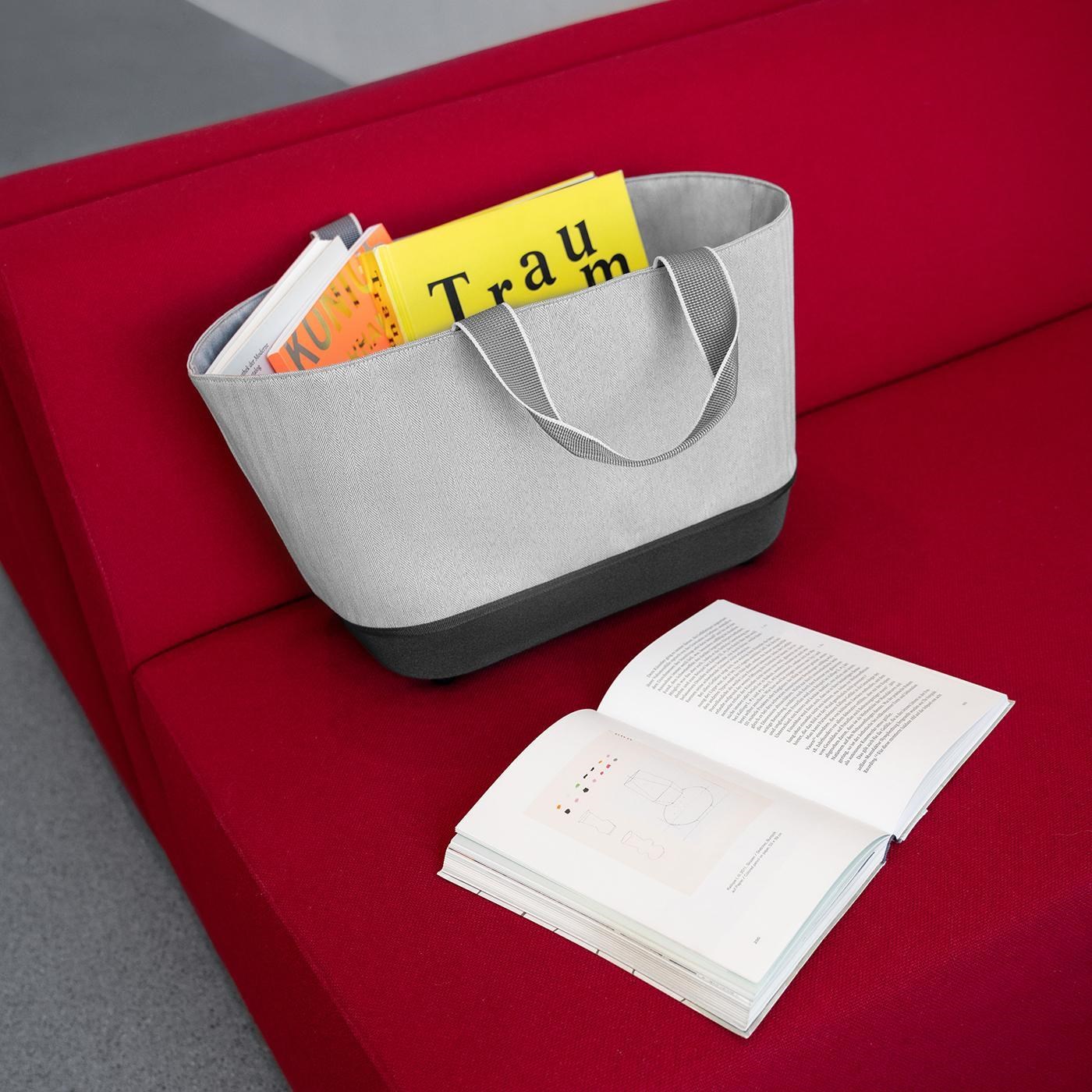 Skládací nákupní košík Reisenthel Shoppingbasket herringbone grey_0