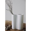 Keramická váza BUNN 24cm bílá_1