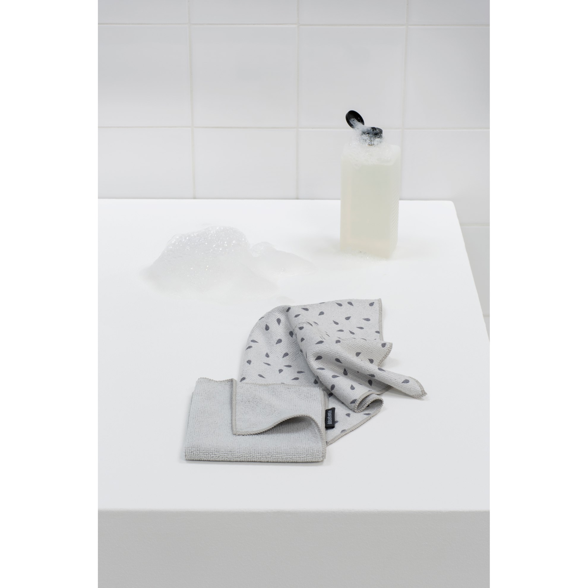 Utěrka z mikrovlákna Brabantia 30x30cm SET/2ks světle šedá_0