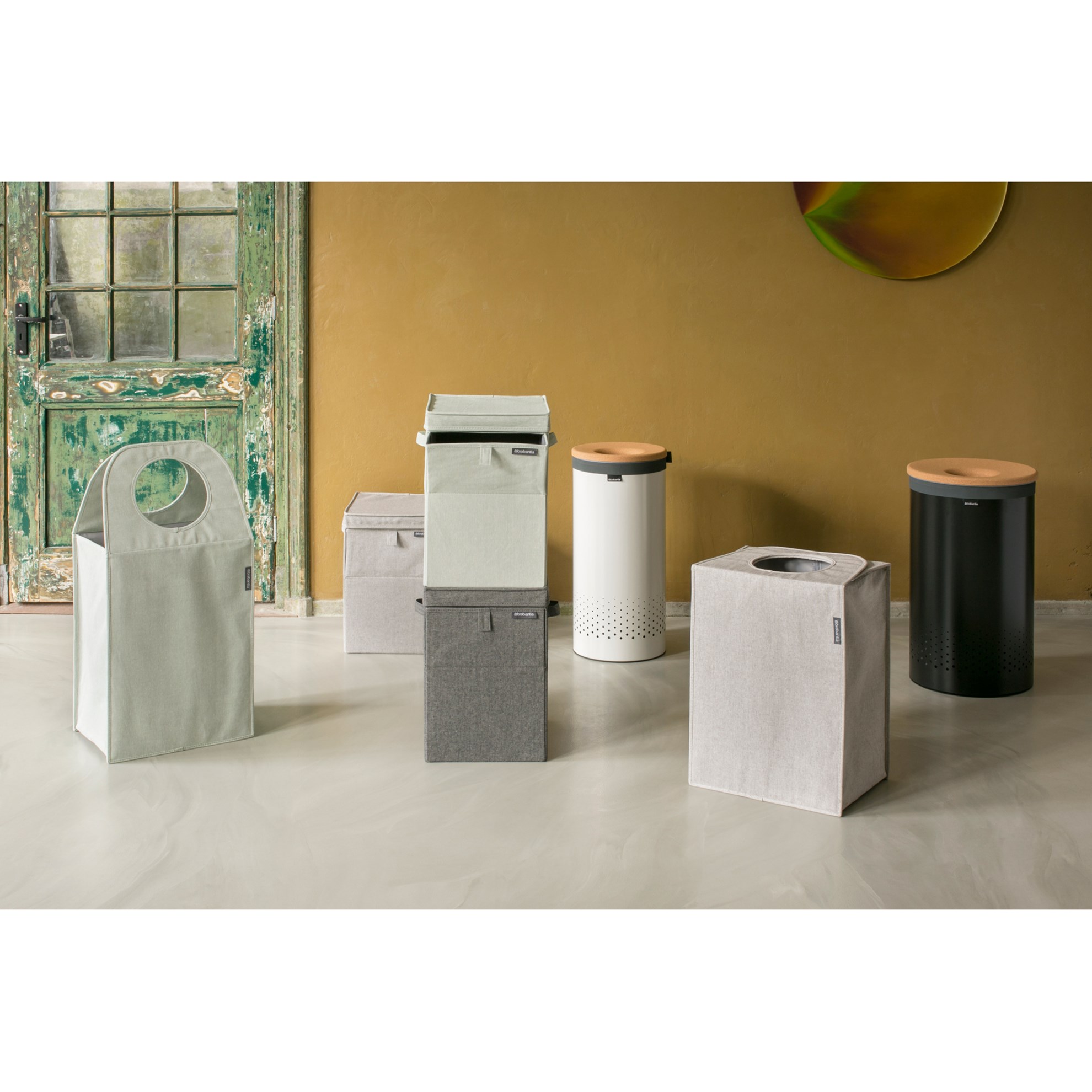 Koš/taška na prádlo Brabantia 55l šedý_8