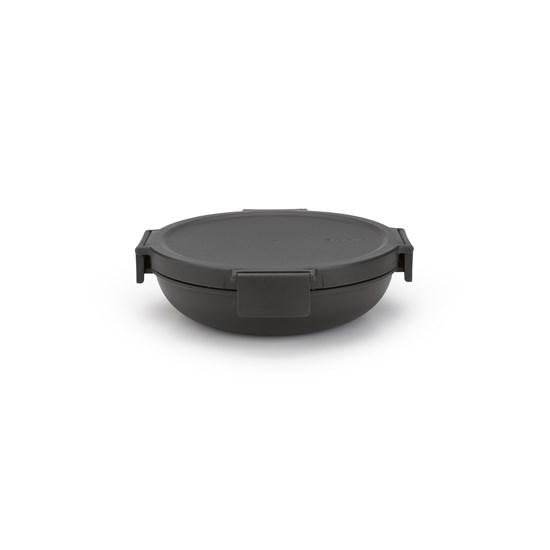 Obědový box Brabantia MAKE&TAKE kulatý 1l tmavě šedý_10