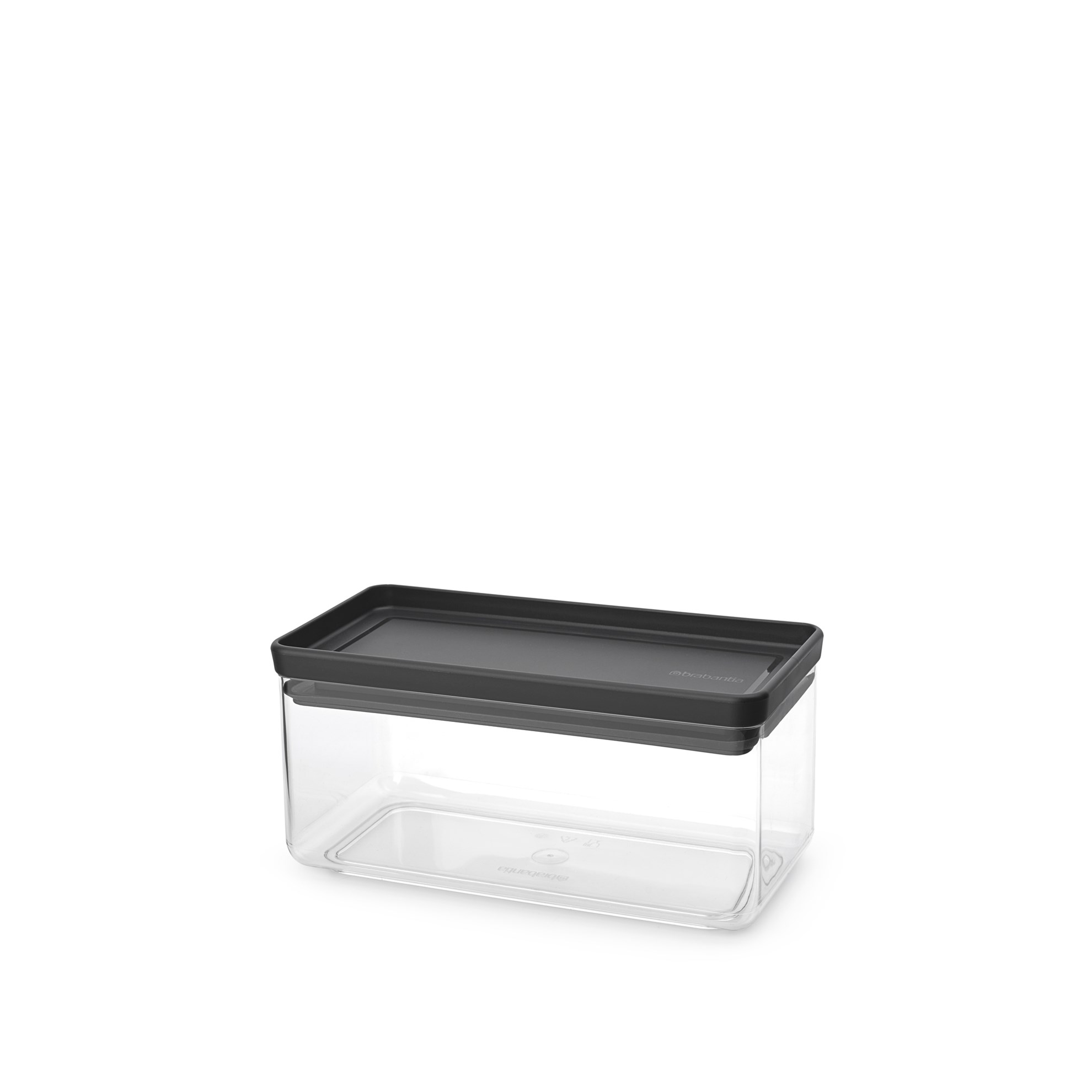 Plastová dóza Brabantia SQUARE 1,5l tmavě šedá_5