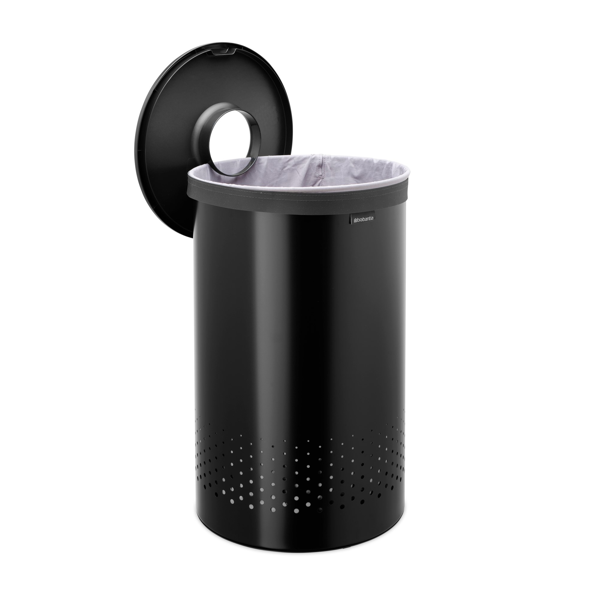 Koš na prádlo Brabantia 60l černý/plastové víko_8