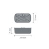 Sprchový držák/organizér Brabantia 24x13cm tmavě šedý_2