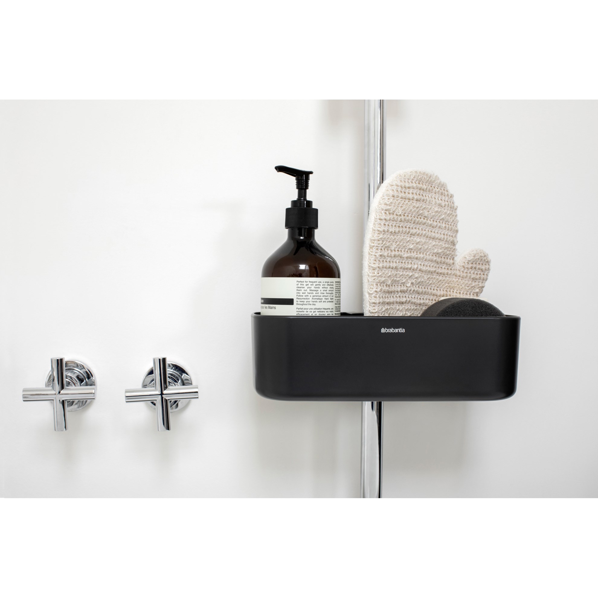 Sprchový držák/organizér Brabantia 24x13cm tmavě šedý_8