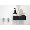 Sprchový držák/organizér Brabantia 24x13cm tmavě šedý_8