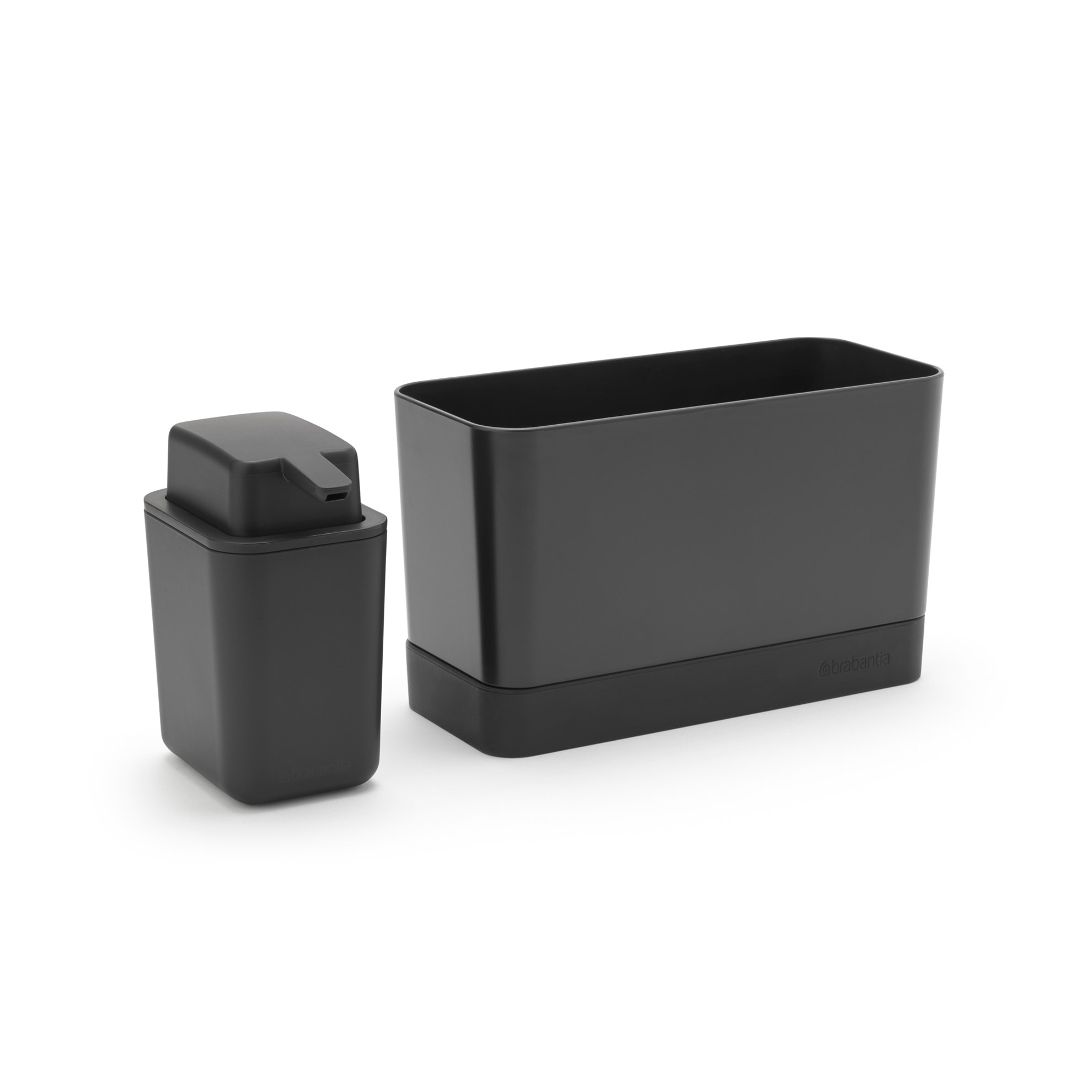 Organizér ke dřezu Brabantia SET/2ks tmavě šedý_6