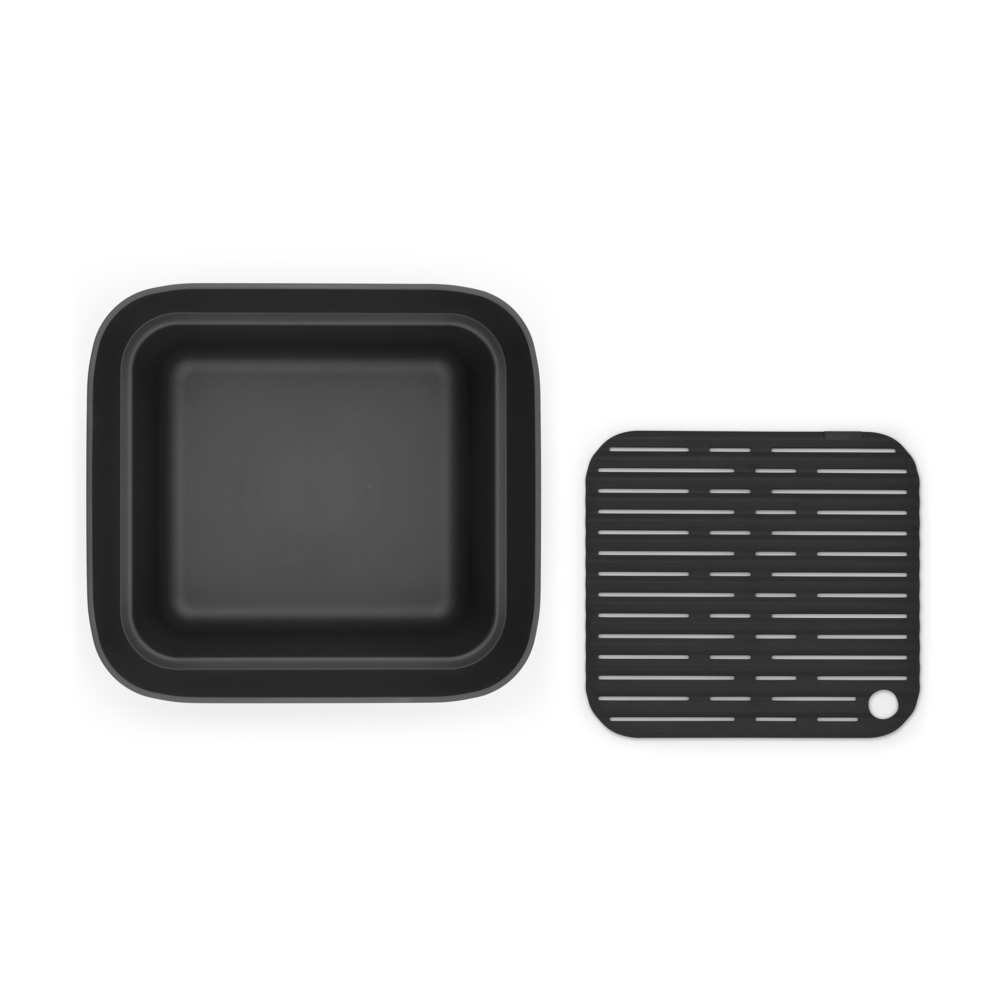 Mísa na mytí nádobí Brabantia s odkapávačem tmavě šedá_8