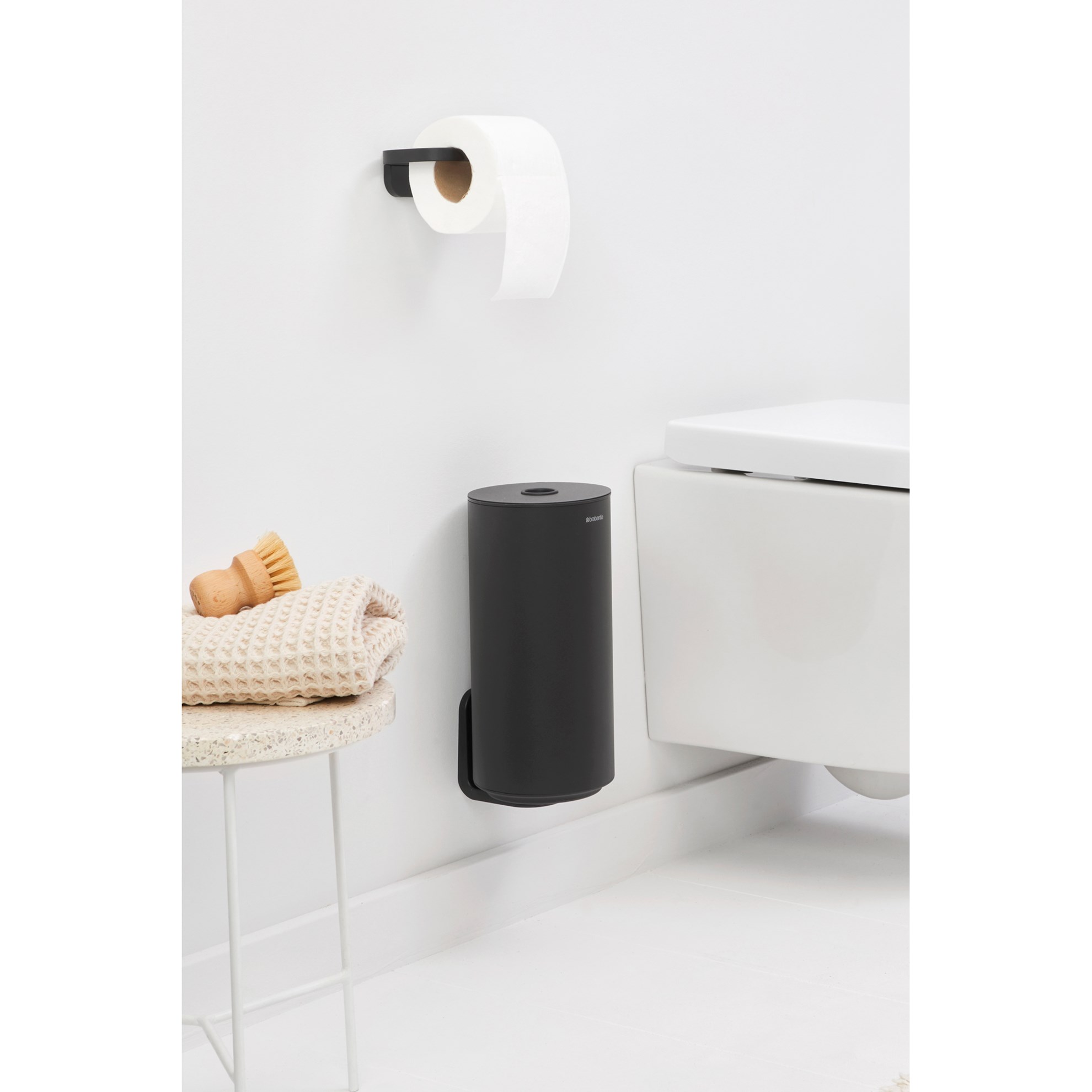 Zásobník na toaletní papír Brabantia MINDSET V.30cm tmavě šedý_5