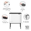 Odpadkový koš Brabantia BO TOUCH 36l bílý_10