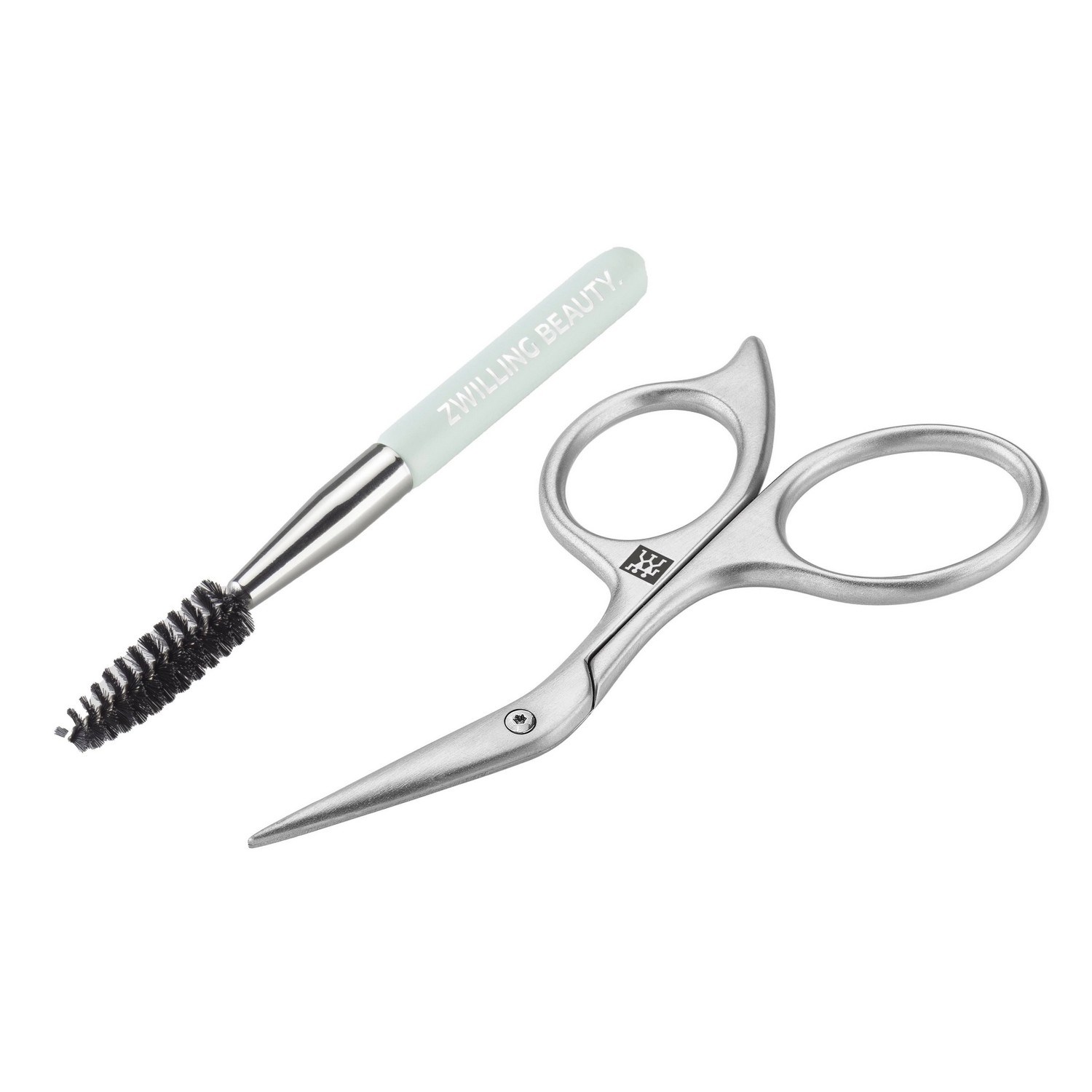Nerezové nůžky na obočí ZWILLING + kartáček_0