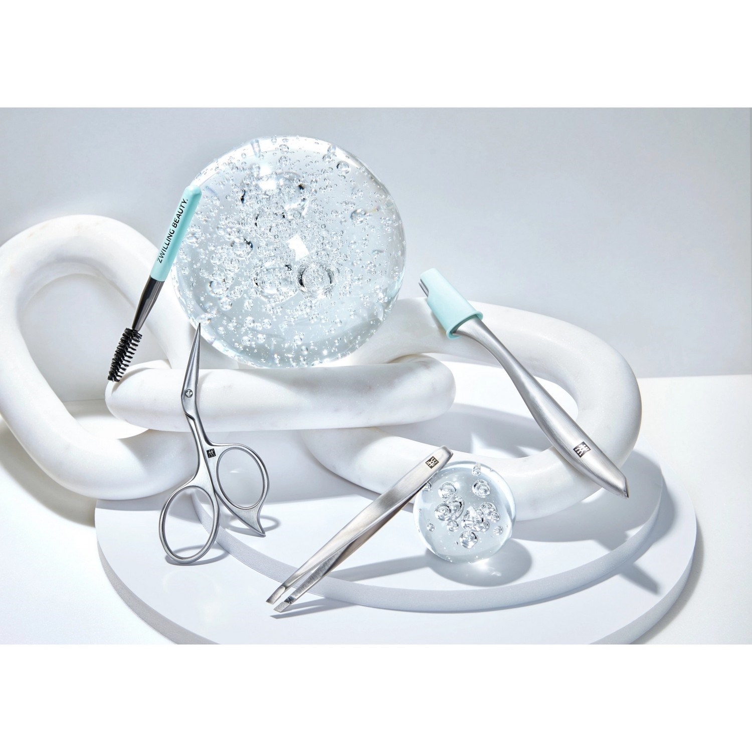 Nerezové nůžky na obočí ZWILLING + kartáček_4