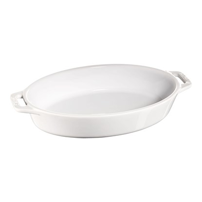 Zapékací mísa STAUB 28 cm bílá_5