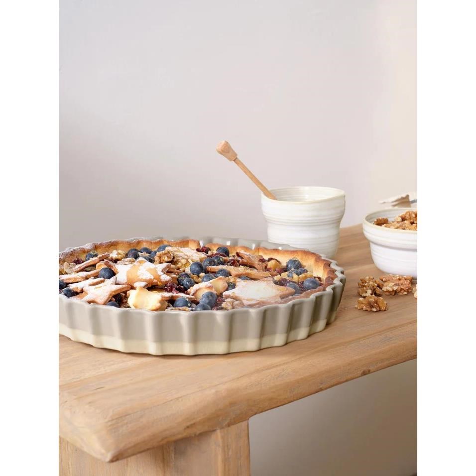 Zapékací forma na koláč GRANDE AL FORNO P.30cm béžová_0