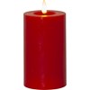 LED svíčka FLAMME FLOW V.15cm červená_0