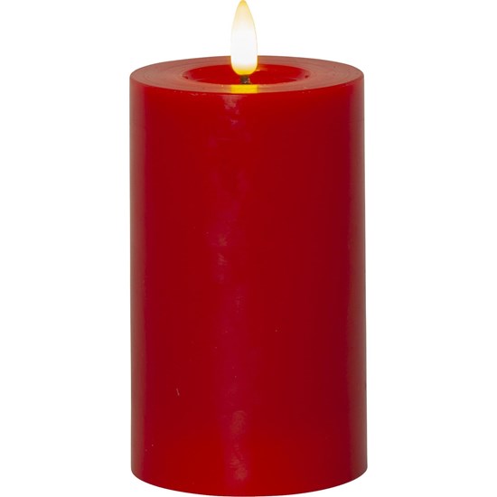 LED svíčka FLAMME FLOW V.15cm červená_0