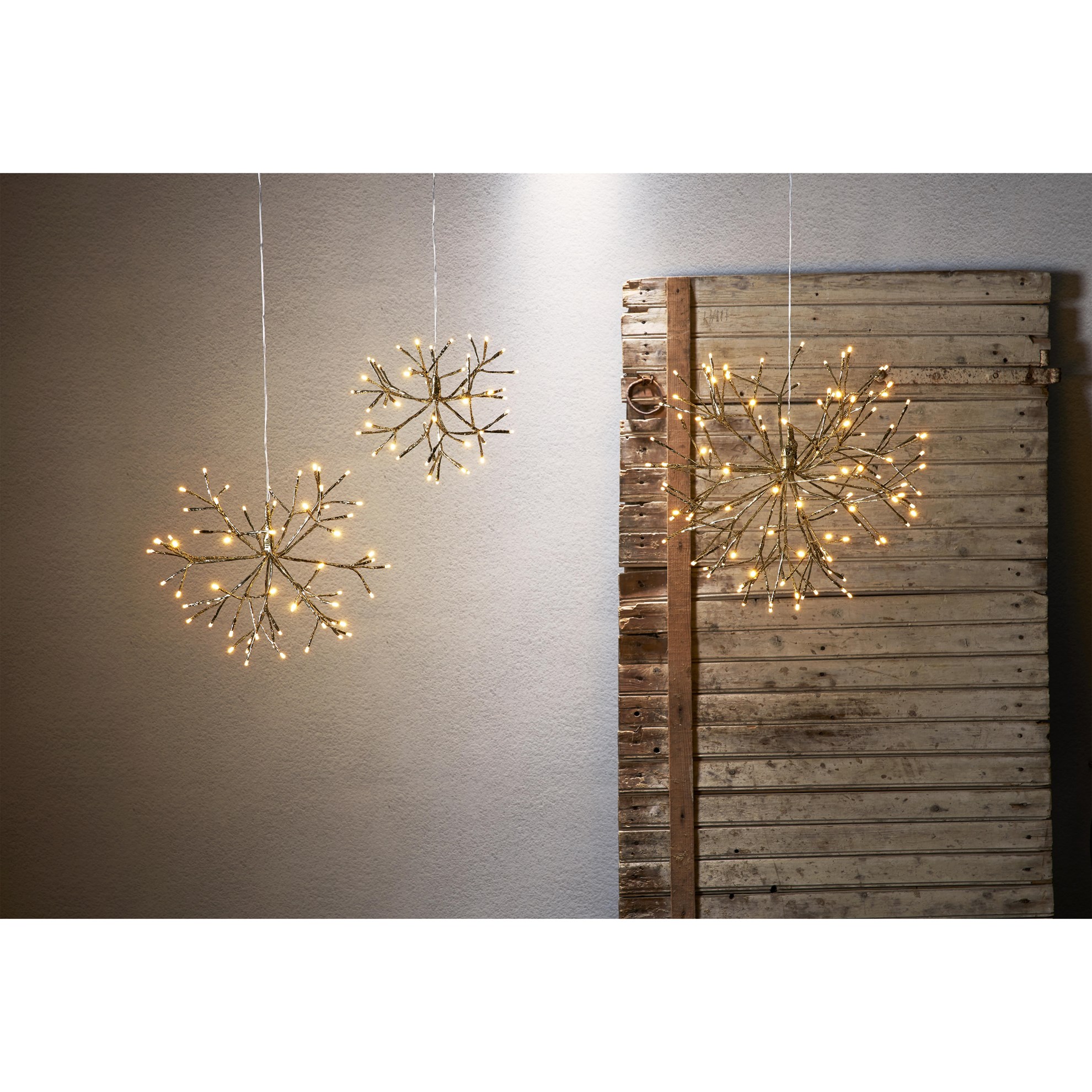 LED závěsná dekorace FIREWORK 48xLED P.30cm zlatá_1
