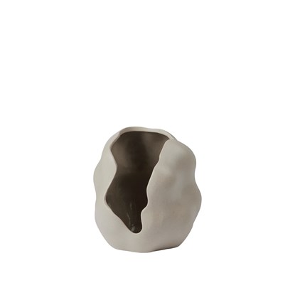 Svícen Broste HEKLA V.16cm šedý_1