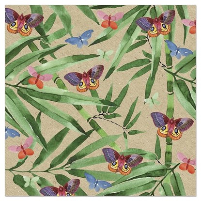 Papírové ubrousky Organics 33x33cm BAL/20 ks Bambus_0