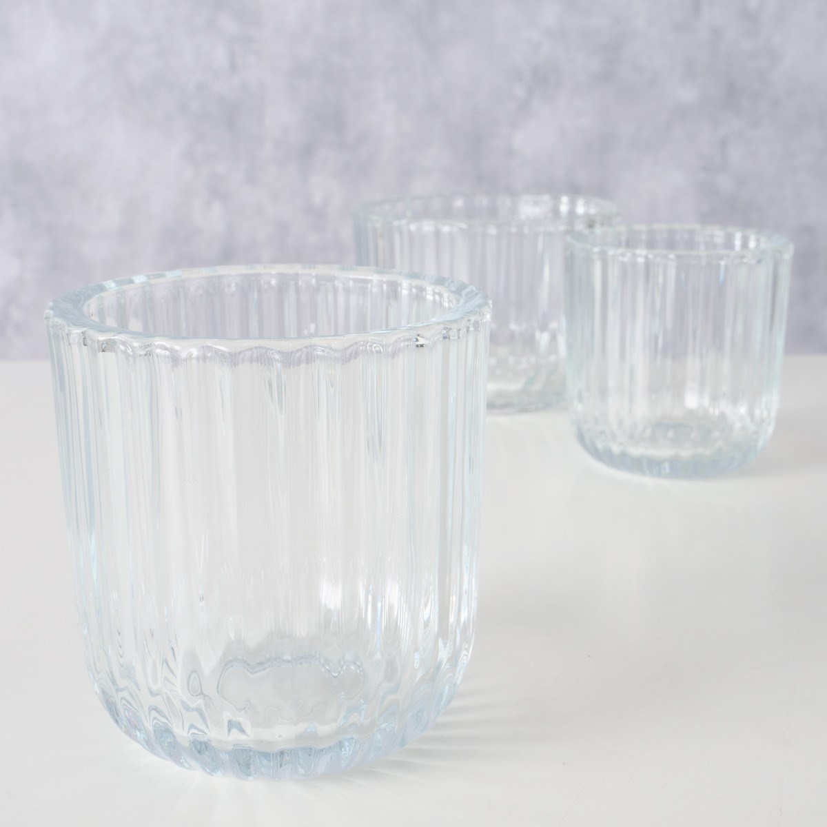 Skleněné svíceny SIKEL SET/3ks čiré_3