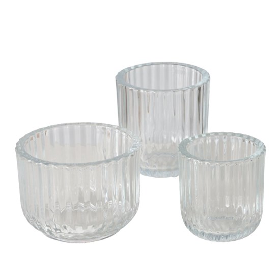 Skleněné svíceny SIKEL SET/3ks čiré_5