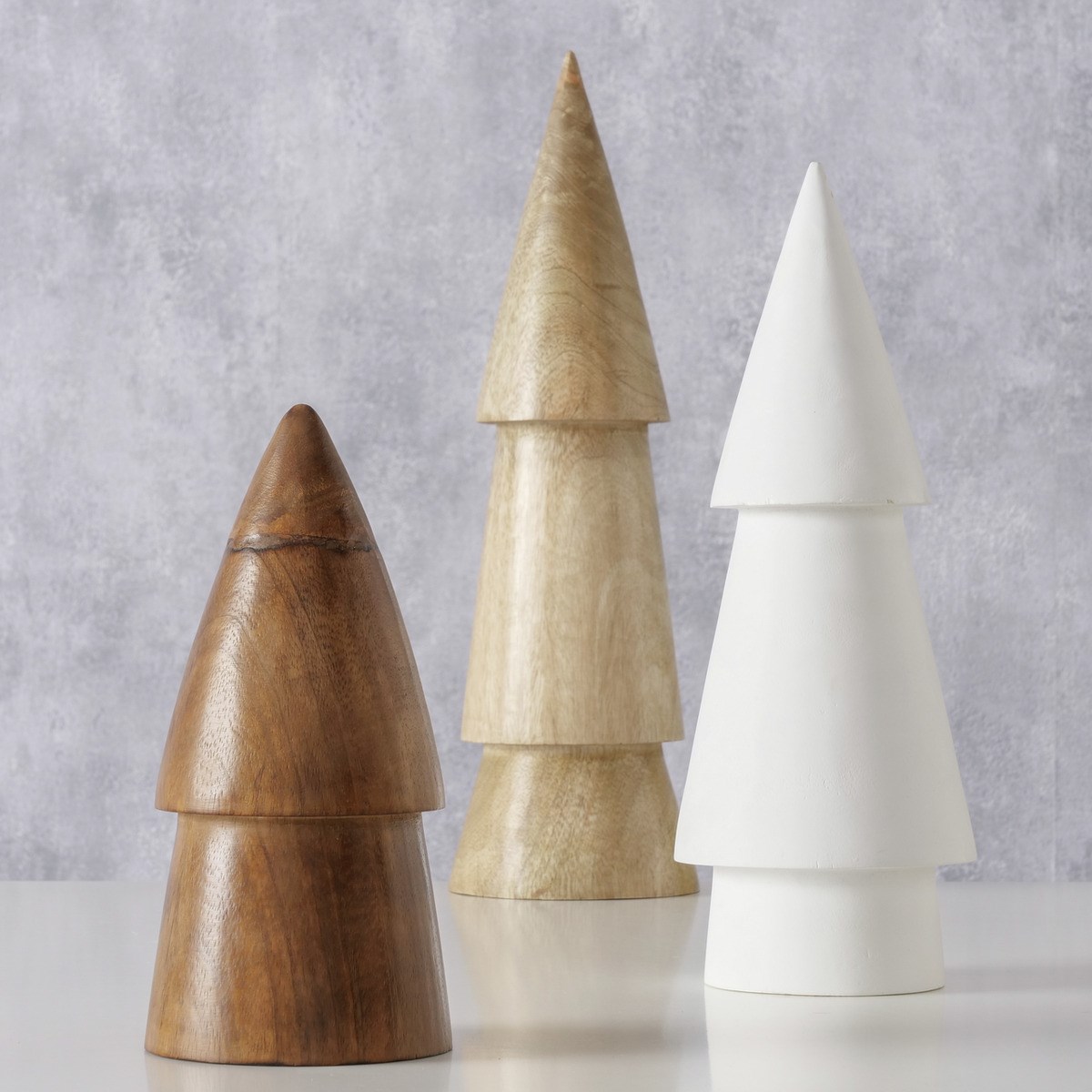 Dekorativní dřevěný strom TREEMO SET/3ks_3