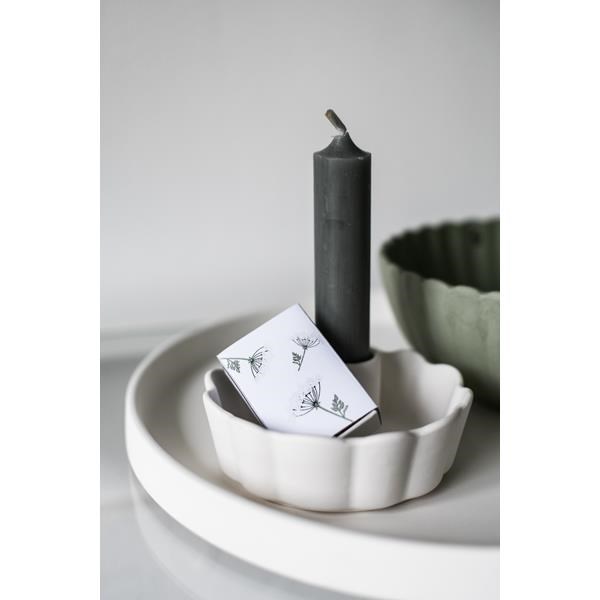 Zápalky malé HUNDKEX 4x5x1cm bílé/dekor květ_0