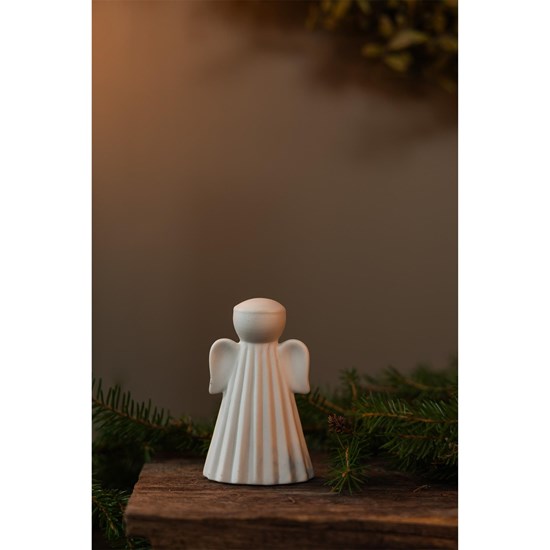 Keramický anděl SAGA střední V.9cm bílý_5