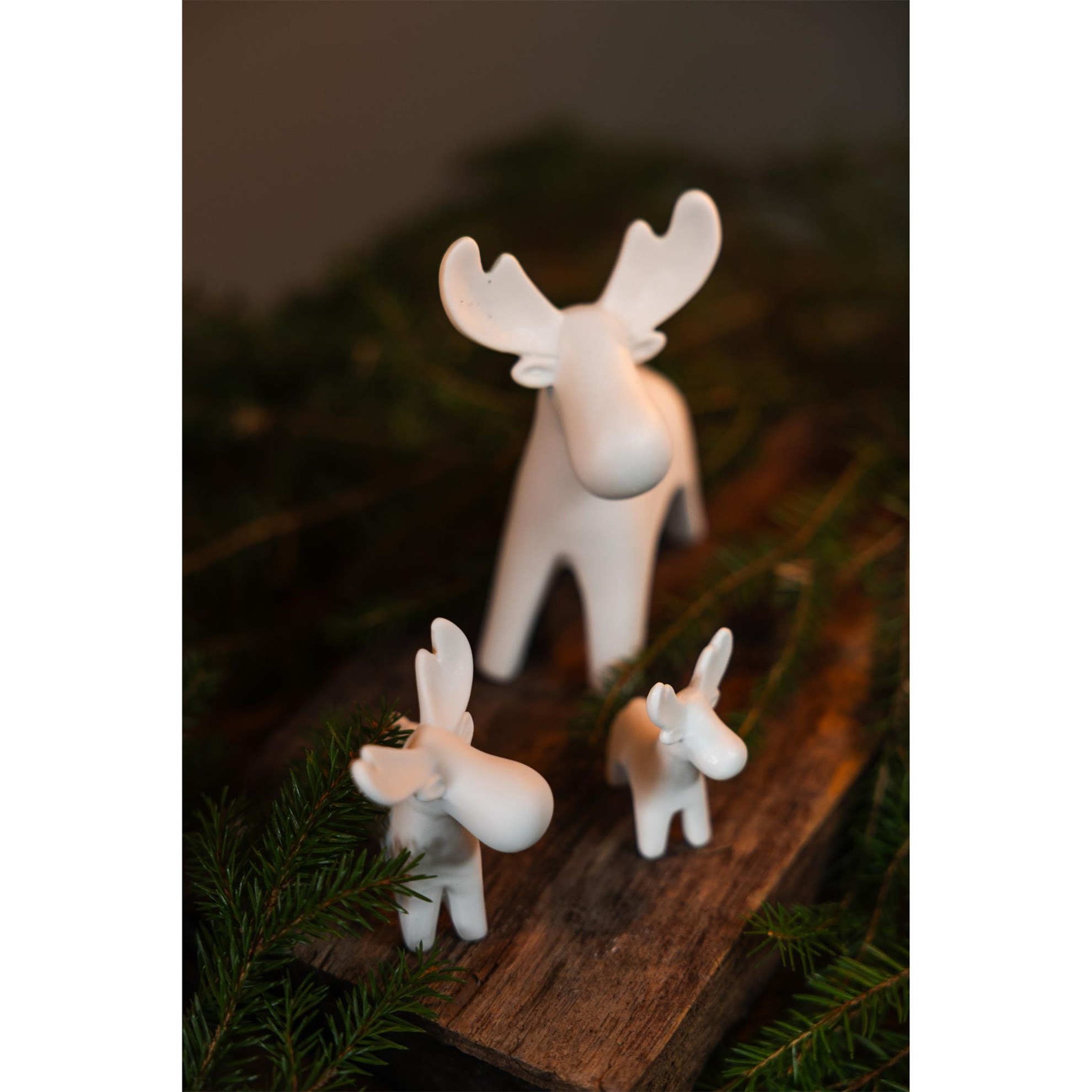 Keramická figurka/los IVAN mini V.6cm bílý_0