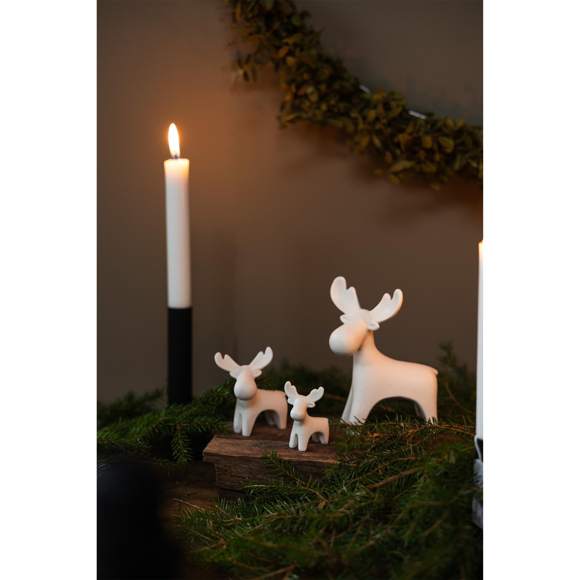 Keramická figurka/los IVAN mini V.6cm bílý_4