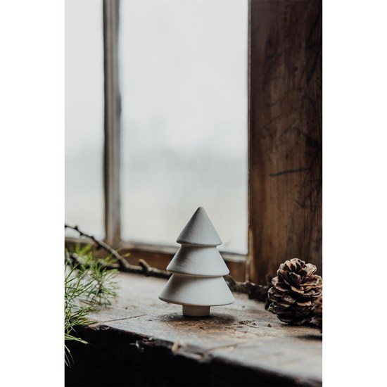 Keramická dekorace/stromek GRANSHULT malý V.8cm bílý_3