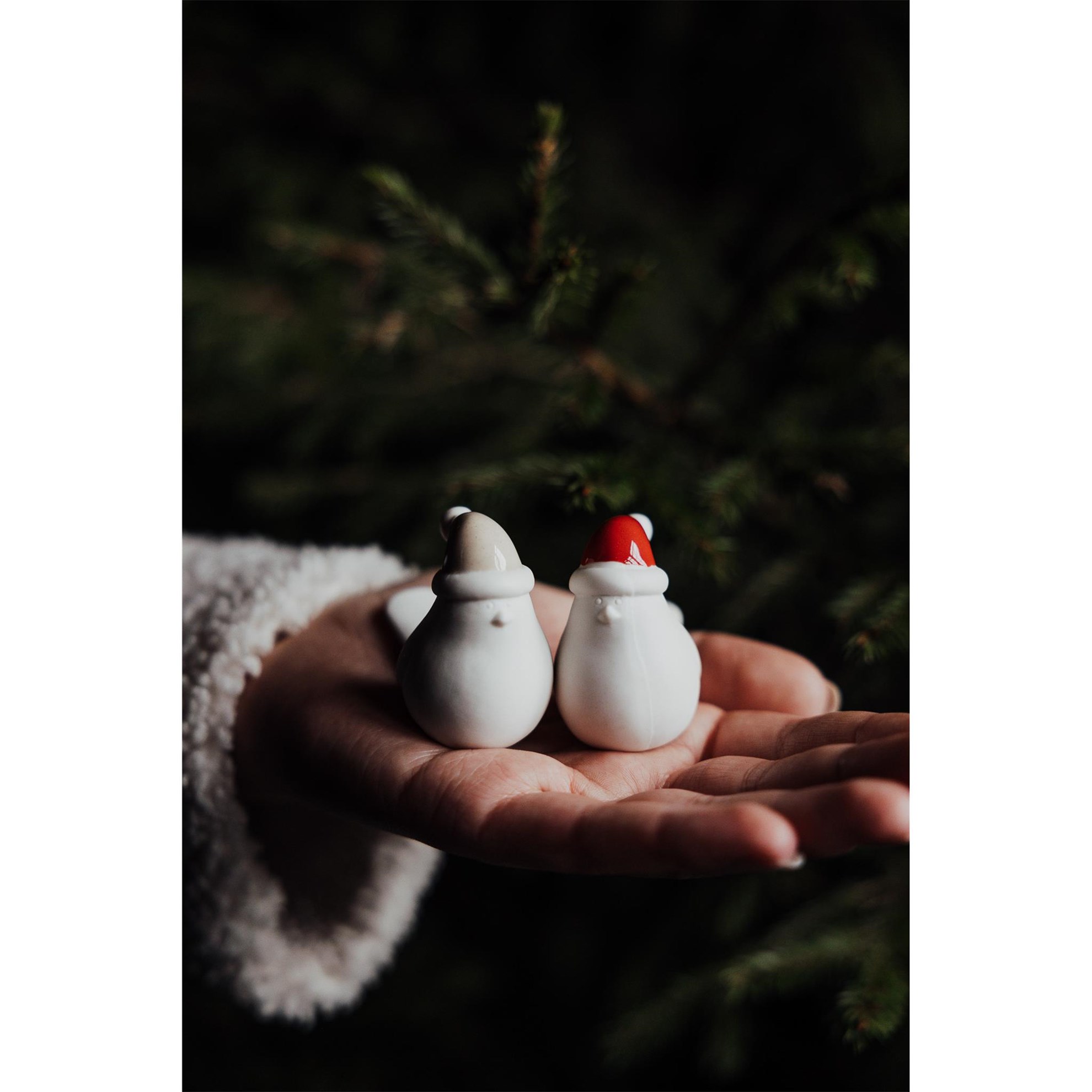 Keramická dekorace/ptáček ELIN malý V.5cm červený_1