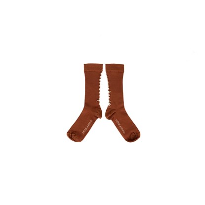 Ponožky Monk & Anna RUFFLED 39-41 carnelian_0
