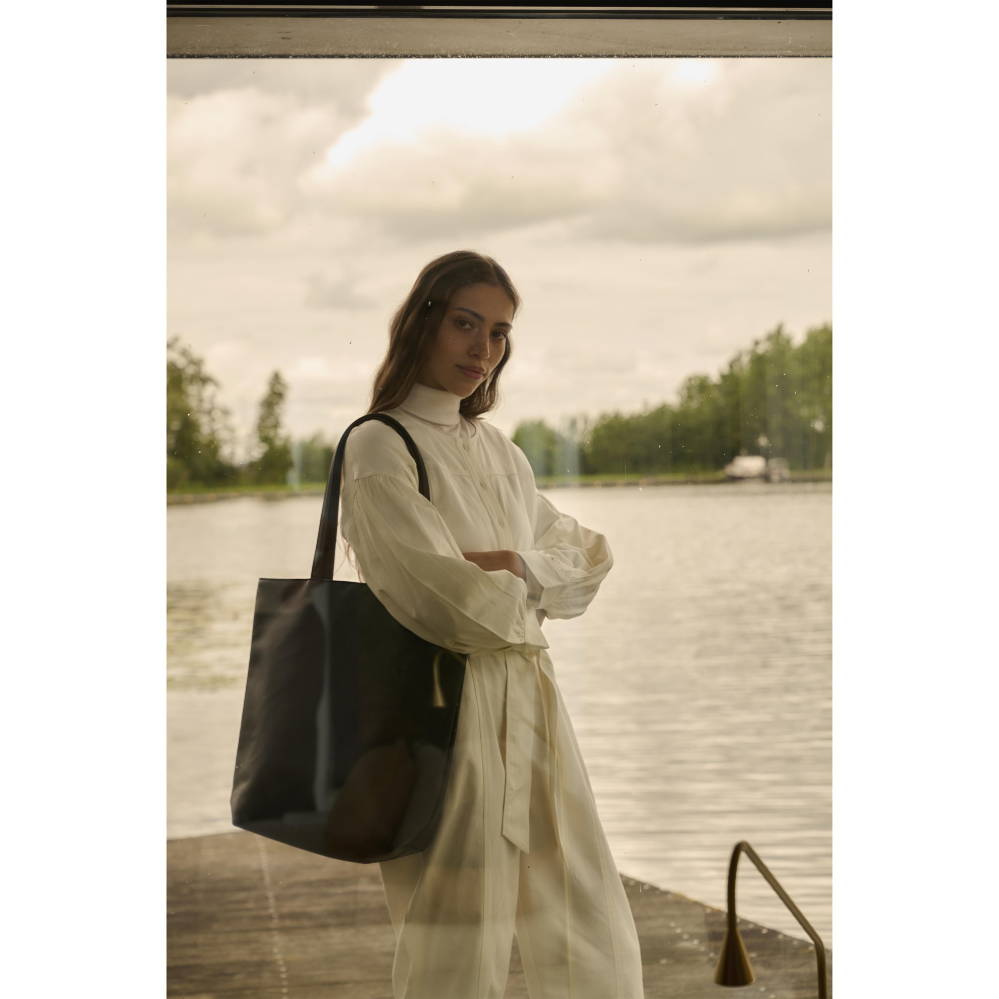 Kabelka / taška přes rameno Monk & Anna MERIAN black_0