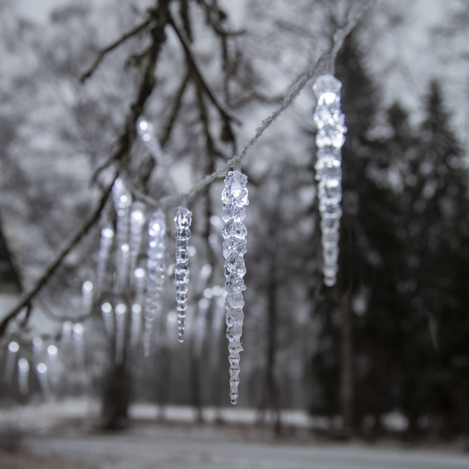 LED venkovní řetěz GELIDO 40xLED D.6m čirý_0