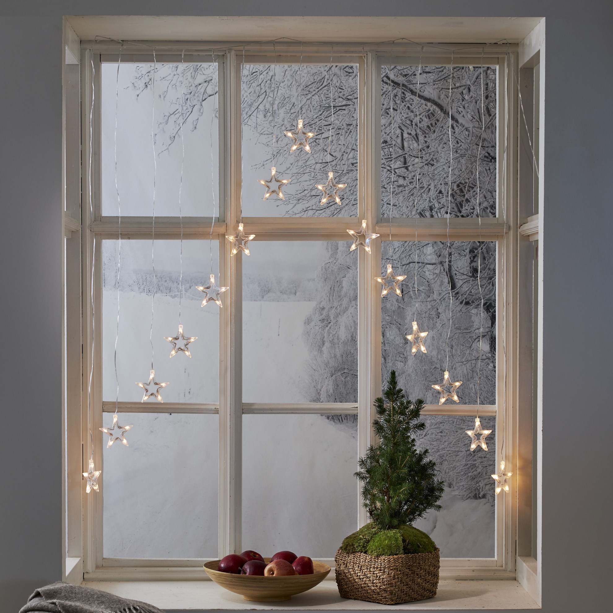 LED dekorační osvětlení do okna DECYSTAR 75xLED D.125cm čiré_0