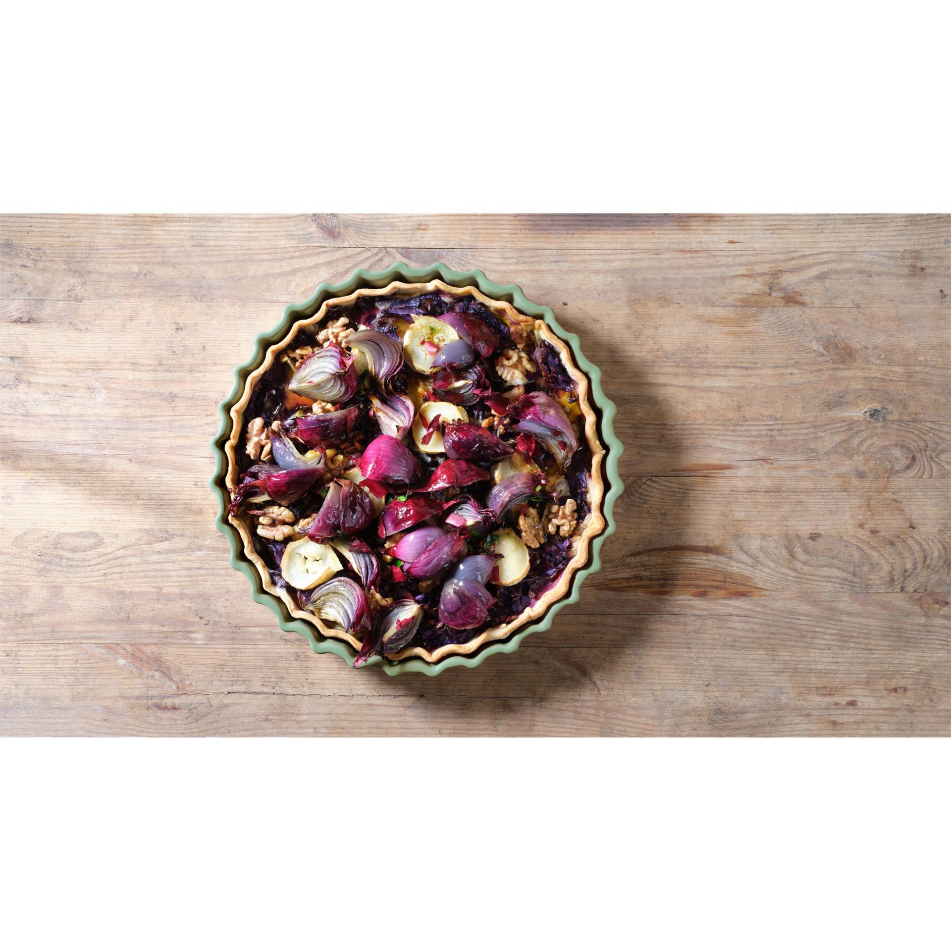 Zapékací forma na koláč GRANDE AL FORNO P.30cm zelená_2